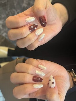 のつみサロン(のつみsalon)の写真/【定額デザイン￥6500～】季節やトレンドに合わせて定期更新中☆定額アートネイルでネイル初心者でも安心♪