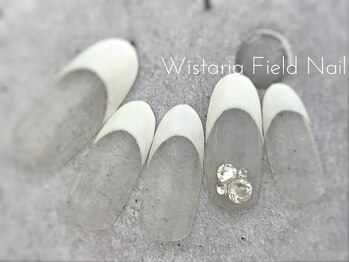 ウィスタリアフィールドネイル MONAD店(WISTARIA FIELD)/シンプル フレンチ