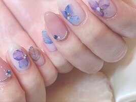 大人気♪押し花ネイル☆￥9900
