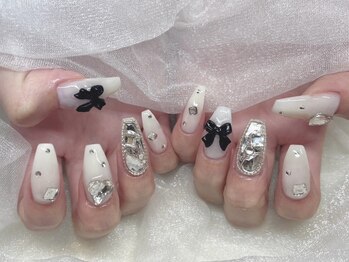 モカ 心斎橋(moca by Lee)/【Aina】埋めつくしネイル