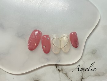 アメリ(Amelie)/ハート/ワンカラー/きらきら