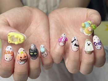 新宿３dネイル ハロウィンネイル