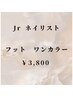 【Jrネイリスト】フットワンカラー☆ ¥3,800 &nbsp;