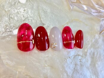 ネイルサロン クイル(QUILL)/２月キャンペーンボルドー