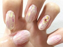 クォーターリゾートネイル(QUARTER RESORT nail)/オーロラフィルネイル☆