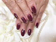 ウィズ フェリーク/シンプルボルドーネイル