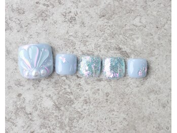 ネイルルーム エルナ(nail room ELNA)/フット定額デザイン￥9000
