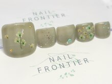 ネイルフロンティア 吉祥寺(NAIL FRONTIER)/Ｃ押花シンプルフット