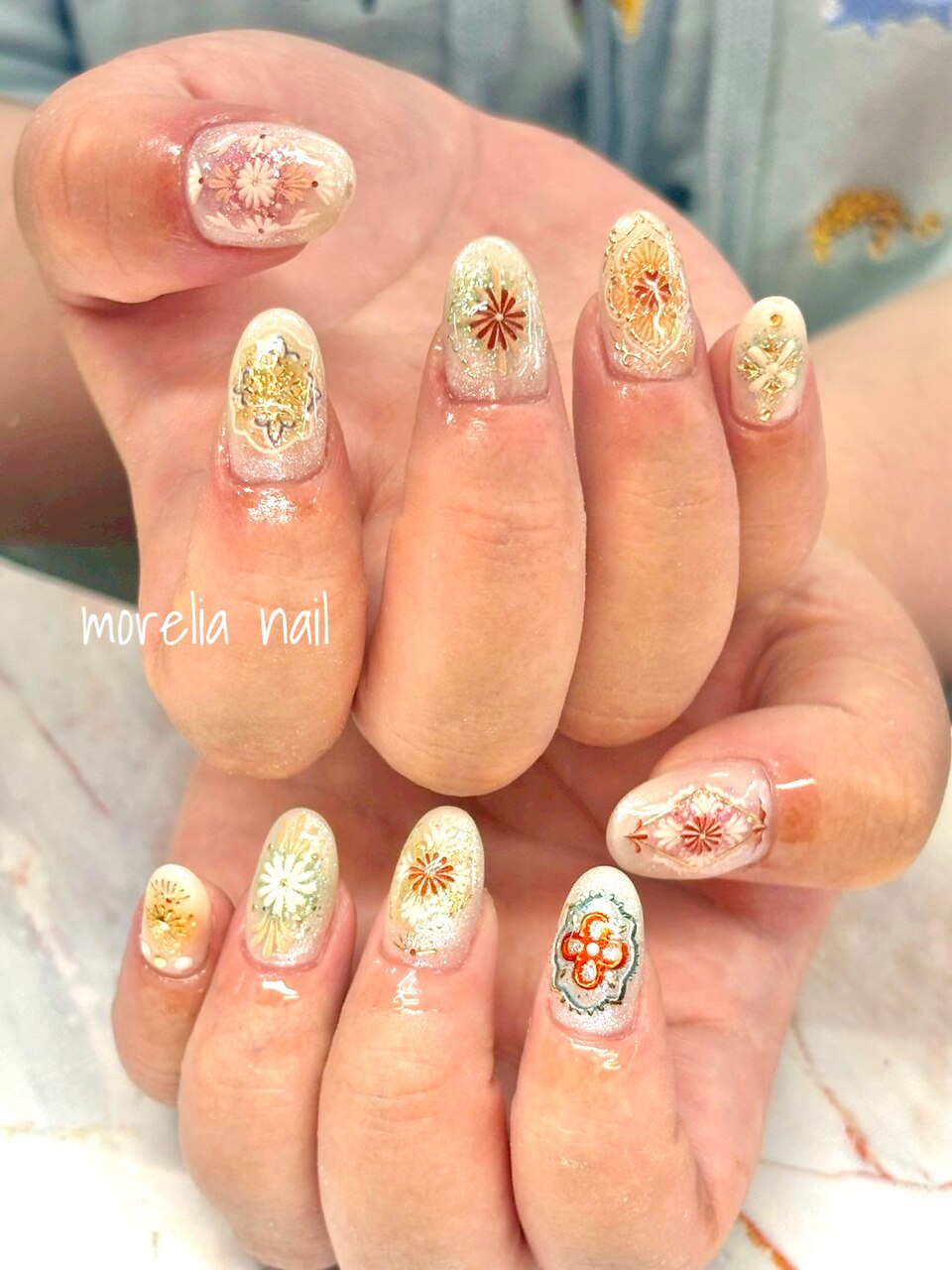 ネイルシール デザイン 楽天市場】【公式】N Quartz：ND-044-J/ ohora gelnails nail