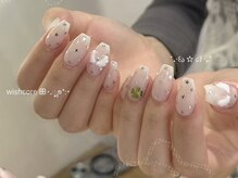ジェミーネイル シンジュク(Jemiy nail shinjuku)/【Miku】星ドットウィッシュコア