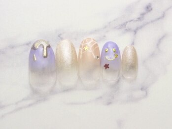 池袋ネイルサロン イイネイル(Ee-Nail)/大人ハロウィンネイル全員￥7980