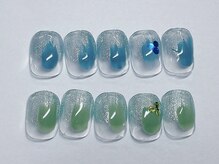 ユメノソラ 越谷店(yumeno空)/塗りかけデザイン ¥3900