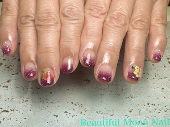ビューティフルムーン ネイル 本厚木(Beautiful Moon Nail)/ラメグラネイル