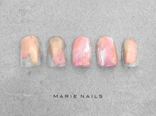 マリーネイルズ 表参道店(MARIE NAILS)/定額￥7000 スモーキー 0126d