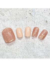 9月フットネイル￥7700