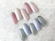 アバネイル 藤が丘(AVA NAIL)/マグネット×先端ラメ