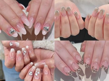 ノラ シブヤ(NORA SHIBUYA)の写真/ハイセンスなモテ可愛ネイルはNORAにお任せ☆季節ごとに変わる豊富なデザインサンプルも◎カラー変更OK！