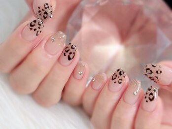 ノエル ネイル(NOEL)/レオパード×アートネイル