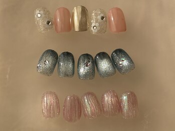 ミクレ あざみ野(MICRE)の写真/【毎月変わる大人かわいいニュアンス定額♪】季節に合わせたマンスリーデザイン8種¥7,500~