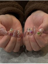 ロミー(Rommy)/お花ホログラムネイル