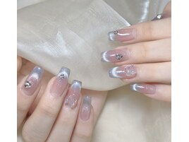 水色ネイル