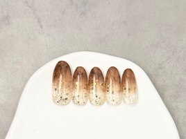 ラメグラデーションネイル