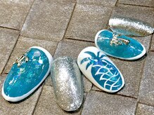 ビービーネイル(BB)/夏のパインネイル