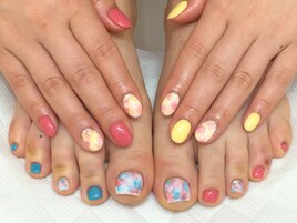 ハンド＆フット☆同デザイン