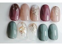 ヨガ アンド リラクゼーション からだの恵み 安城サロン/季節のニュアンスネイル