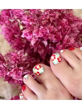 ビューティーサロンフルール(fleur)/手書きアート