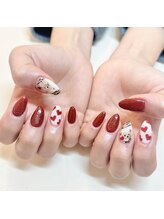 アイラッシュサロンアールツー(eyelash salon R2)/持ち込み ハートネイル