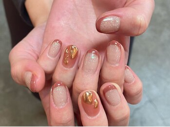 カーティシーネイルズ(curtisii NAILS)/優しい色のフレンチ