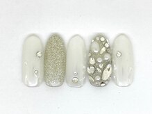 ネイルサロン ドゥ(Nail Salon Doux)/18番　2024冬デザインコンテスト