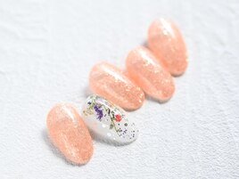 押し花☆くすみカラー☆フラワー