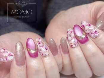 モモ(MOMO)/《春フラワー☆定額アート》