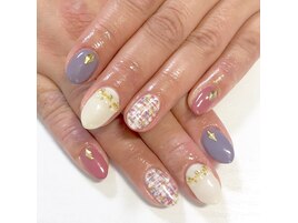 くすみ系ツイード