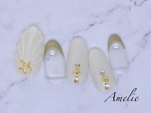 アメリ(Amelie)/人魚の鱗/ワンカラー/フレンチ