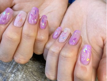 爪屋べっぴん堂/パープル×オーロラ