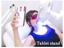 ホワイトニングサロン シャイニー 浜松細島店(shiny)/スマホスタンドは全室完備♪