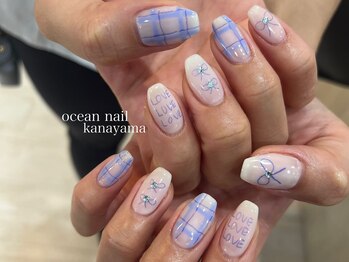 オーシャンネイル 金山店(Ocean Nail)/#落書きネイル