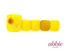 ネイルサロン アビー 宮益坂店(abbie)/サンフラワーフット¥13090