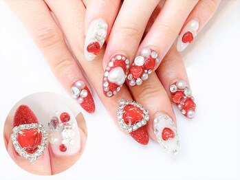 ネイルコレクション ピンク(Nail Collection Pink)/長さだしジェルフリー♪キラキラ