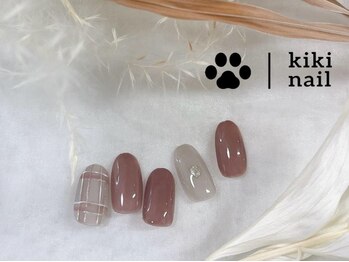 キキネイル 二子玉川(kikinail)/11.12月定額B/チェックネイル