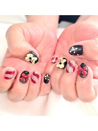 ～くまちゃん×冬ネイル～