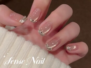 Sense Nail池袋店～ワンホン・韓国ネイル・長さだし・フィルイン～の写真/うるうるマグネットで指先も心も輝く♪韓国ネイルワンホン可愛い長持ちで好感度UP！