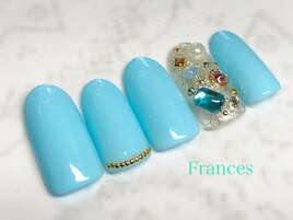 カラフルストーンの埋め尽くし