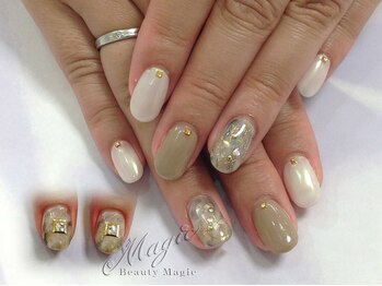 ネイルサロン ビューティーマジック 川口店/マーブルネイル