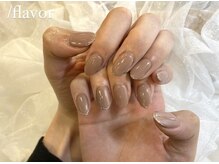 スラッシュフレーバー(/flavor)/ワンカラー×ラメライン