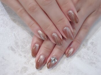 ラルネイル 大宮(Lull. nail)/＃マグネットネイル＃vカット