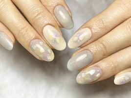 カラフルニュアンスネイル